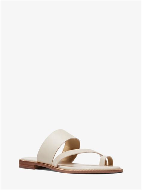 michael kors sandale pratt|Pratt Leather Sandal .